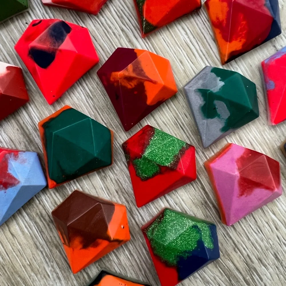 24X Gems Shaped Crayon, party favors, birthday favors